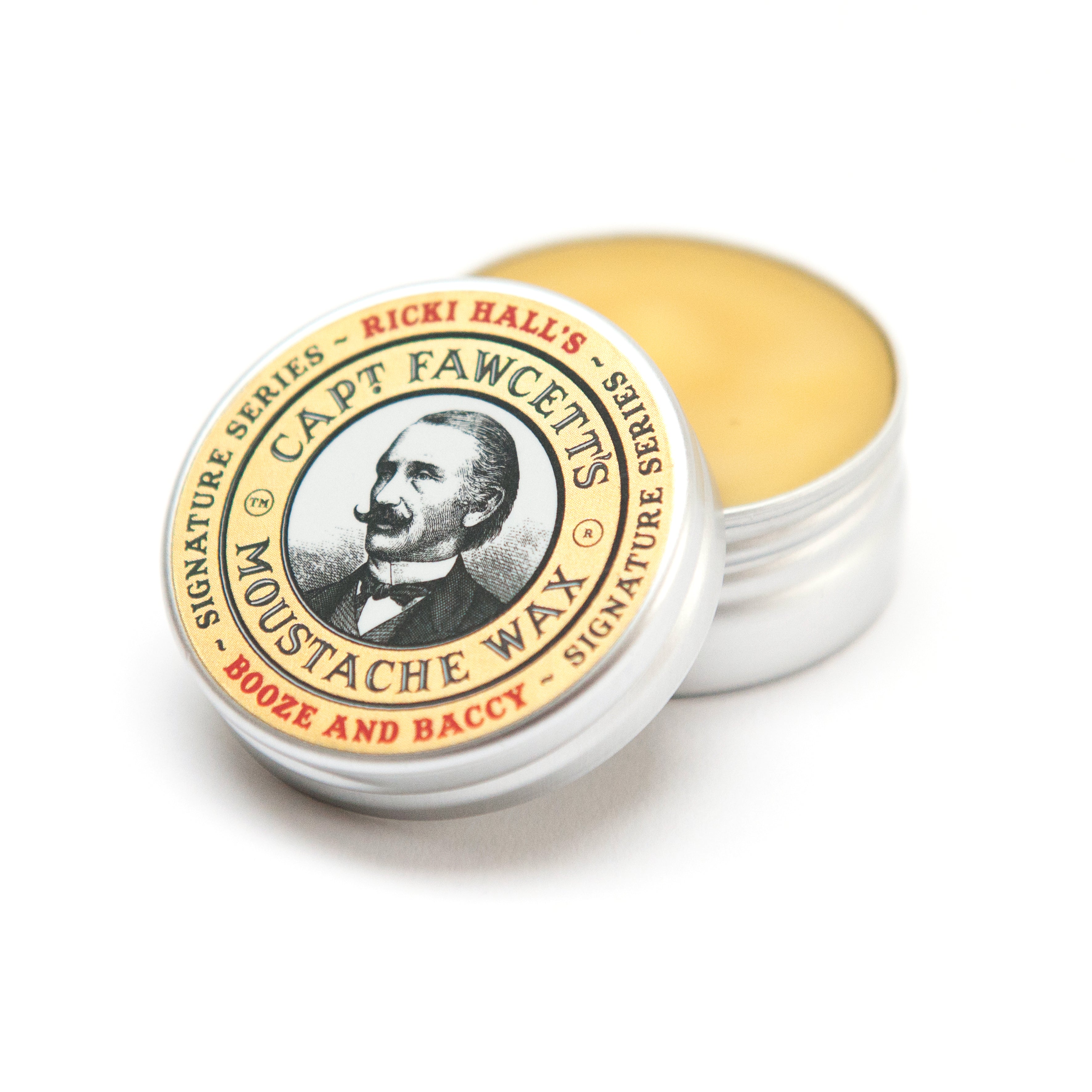 Captain Fawcett's 'Booze & Baccy' Moustache Wax
