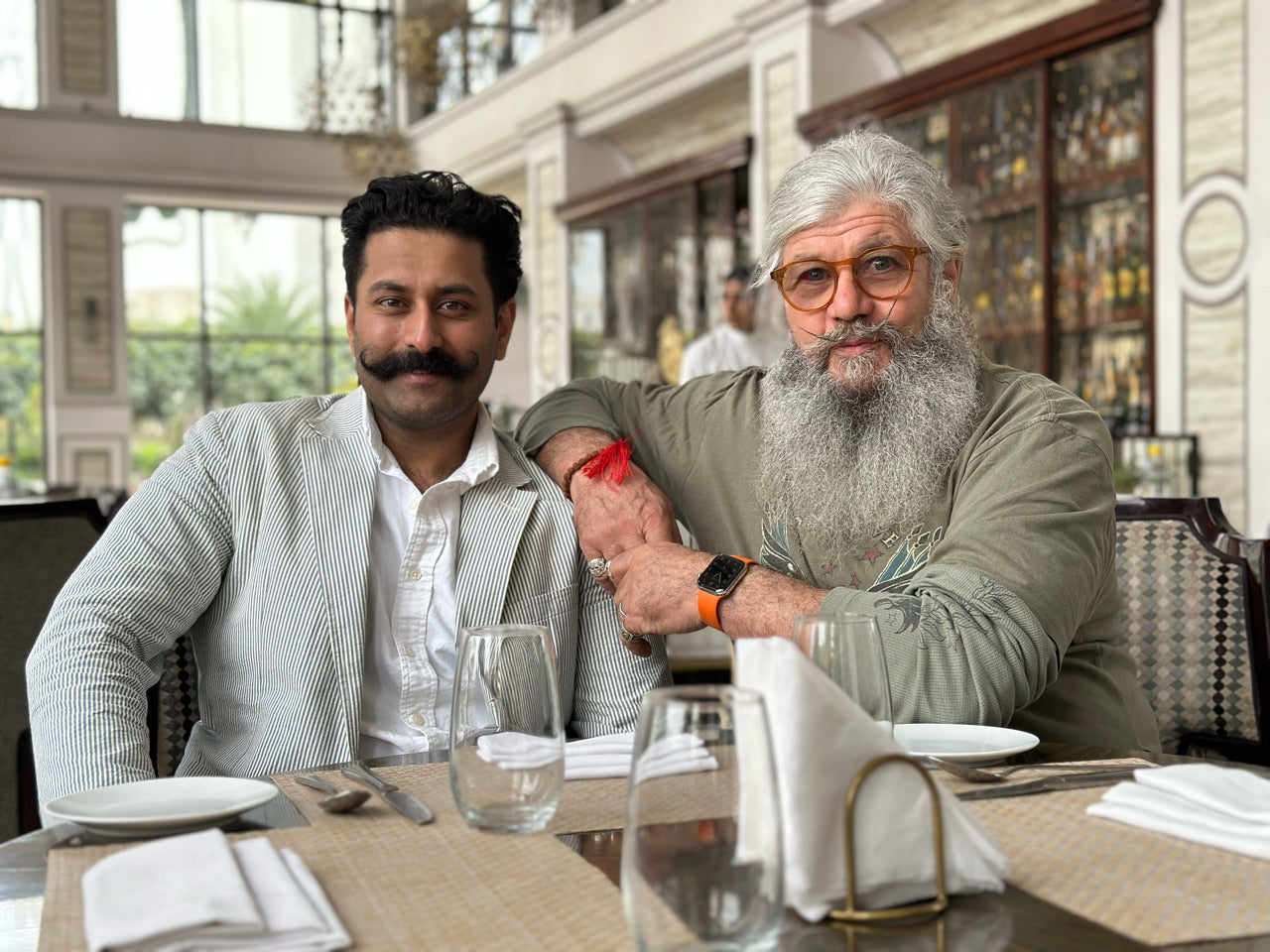 Richie and Viraj in India 