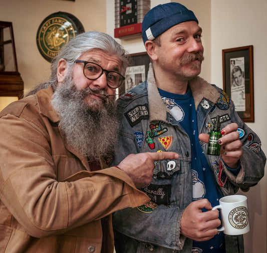 Rufus Hound at Captain Fawcett's HQ