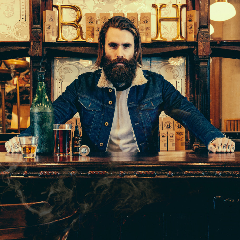 Ricki Hall 'Booze & Baccy' Beard Oil and Moustache Wax