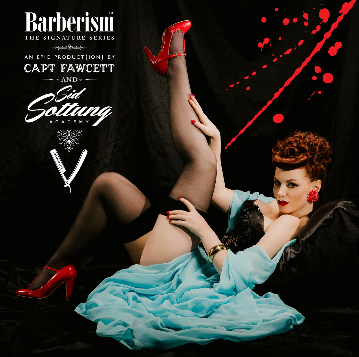 Emmerald Barwise Barberism Pin Up Girl