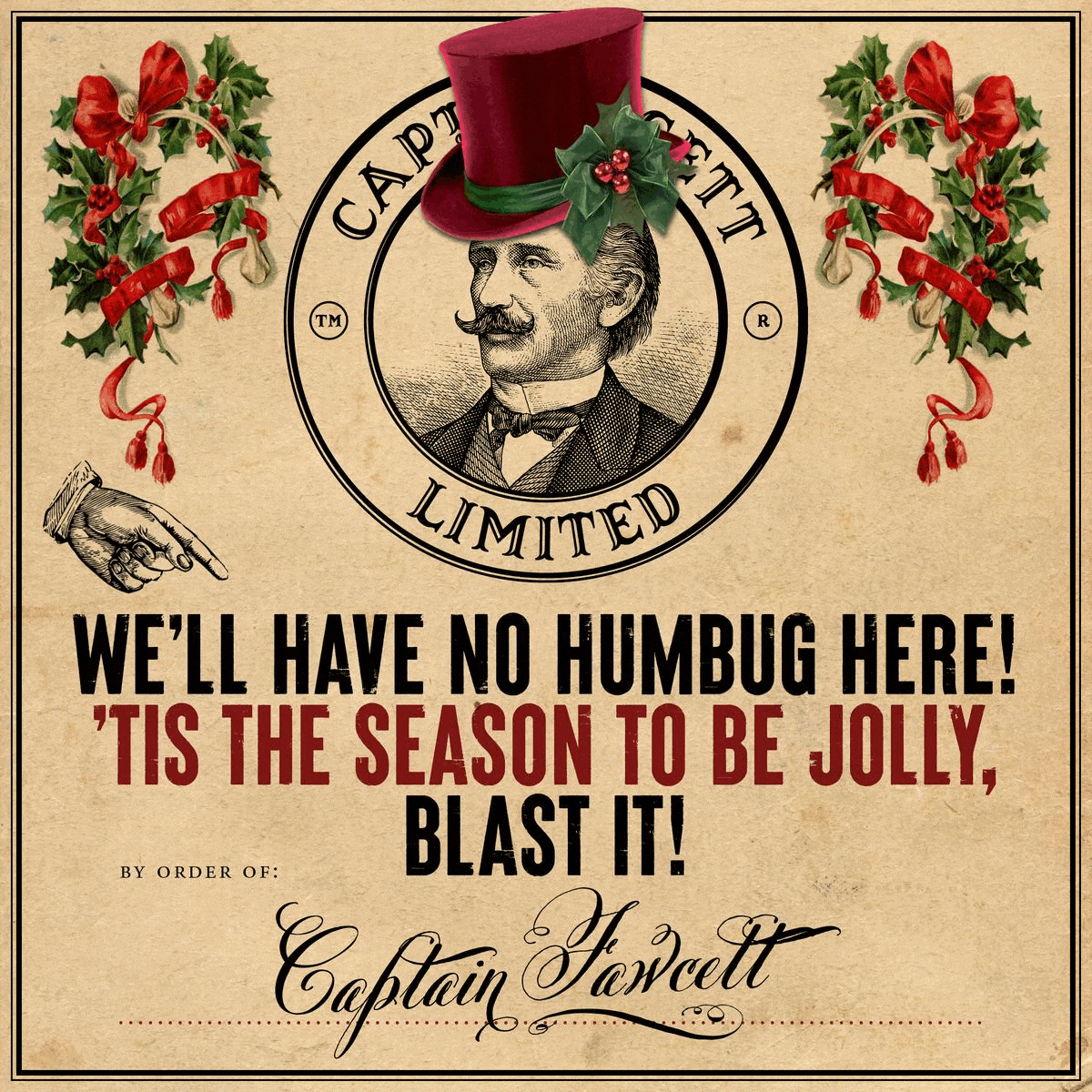Captain Fawcett Christmas Promotion - Free Gifts