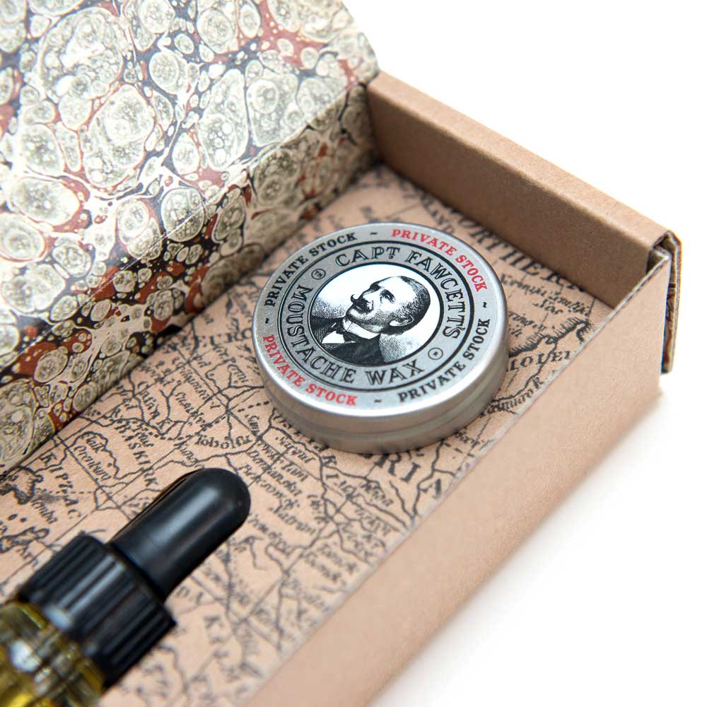 Captain Fawcett's Private Stock Beard Oil and Moustache Wax