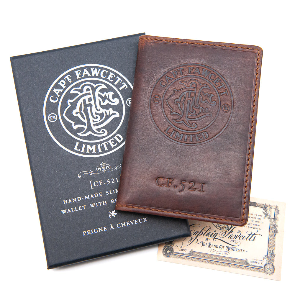 Captain Fawcett Leather Wallet