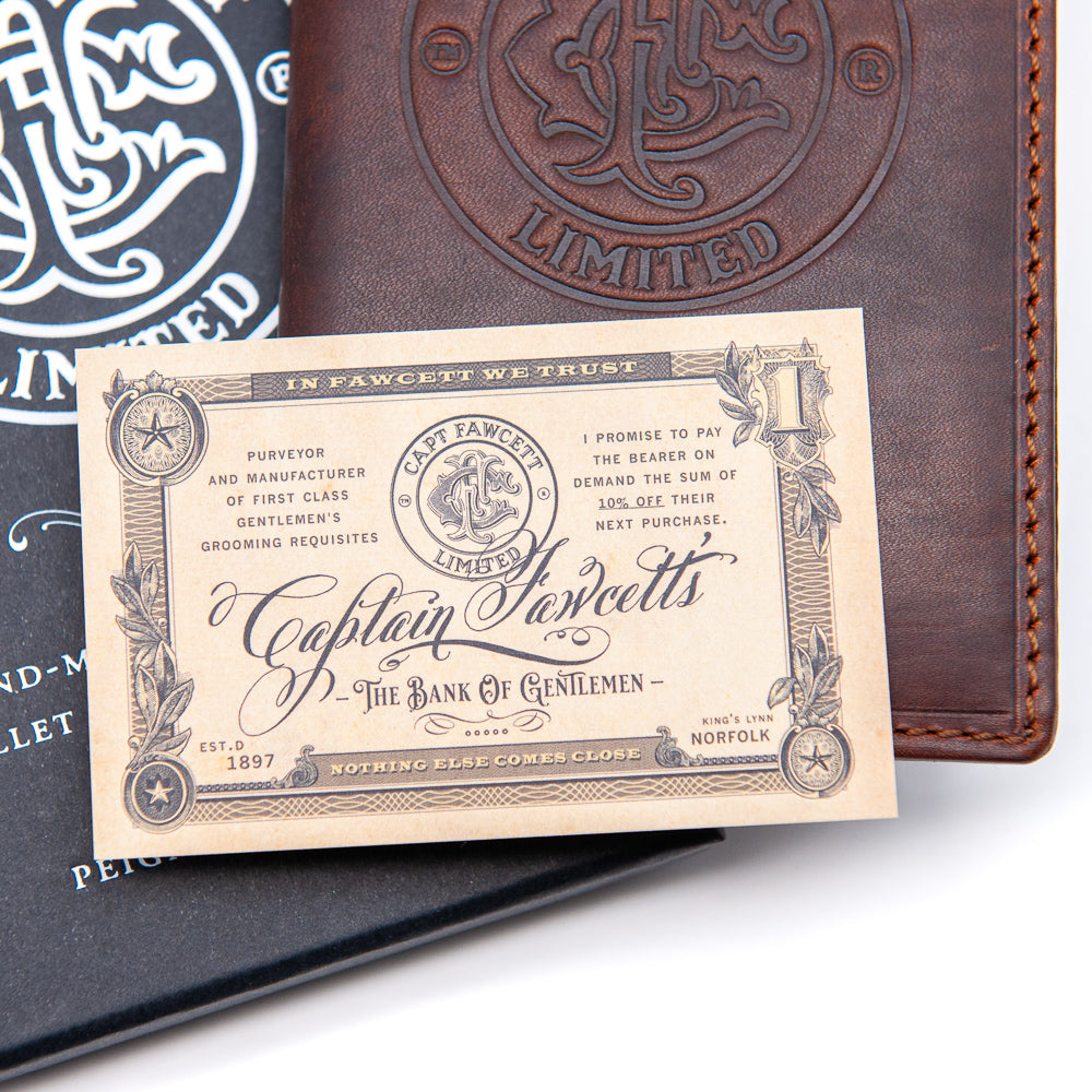 Captain Fawcett’s Slim Leather Wallet