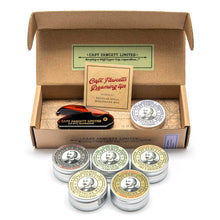 Captain Fawcett moustache wax and moustache comb gift set