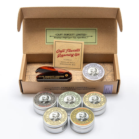 Moustache Wax & Folding Pocket Comb