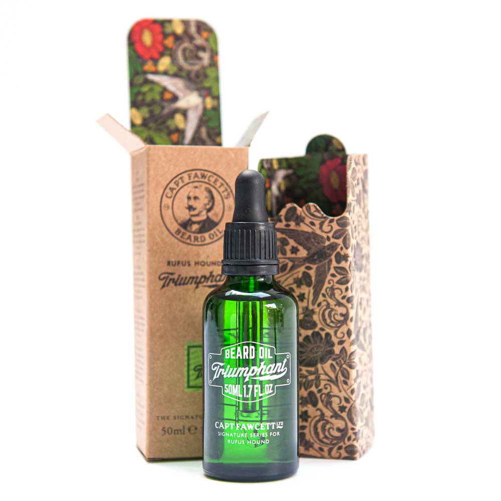 Captain Fawcett and Rufus Hound's Triumphant Beard Oil