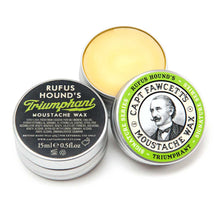 Triumphant moustache wax