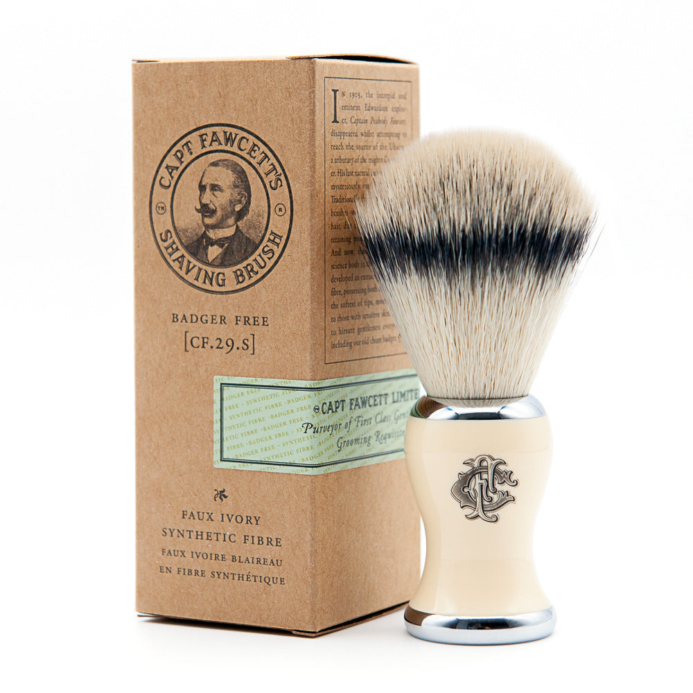 Synthetic Vegan Shaving Brush | Captain Fawcett