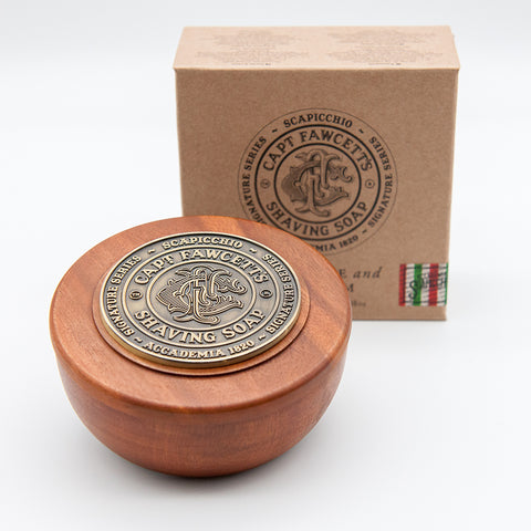 Captain Fawcett & Scapicchio's Fig, Olive & Bay Rum Shaving Soap