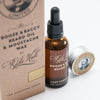 Ricki Hall Booze & Baccy Beard Oil & Moustache Wax Gift Set