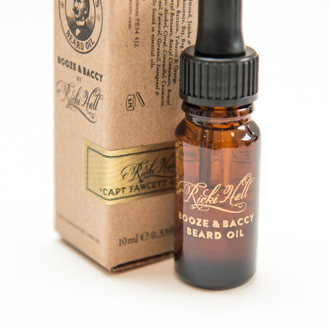 Captain Fawcett's Ricki Hall Booze & Baccy Beard Oil 10ml