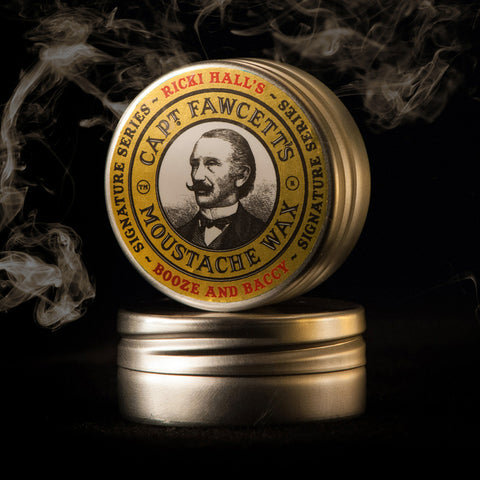 Captain Fawcett's Ricki Hall Booze & Baccy Moustache Wax