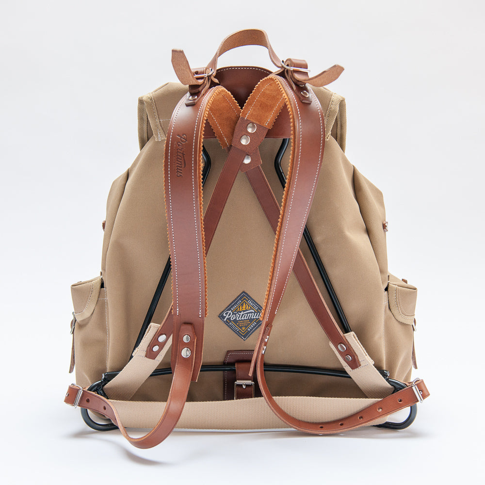 captain leather backpack Limited Edition Portamus Knapsack