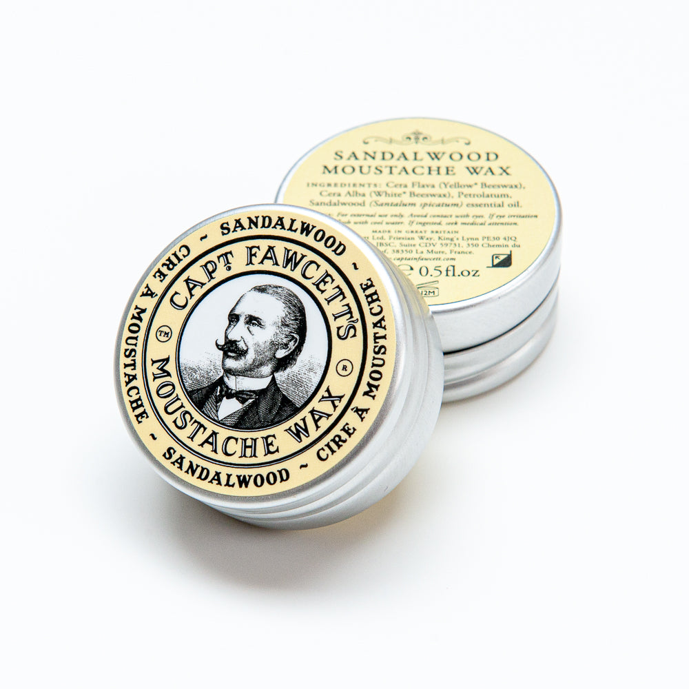 Sandalwood Moustache Wax | Captain Fawcett